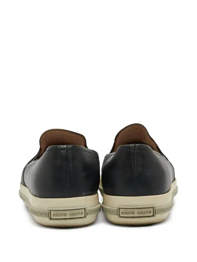 Pre-owned Miu Miu Slip-on Sneakers