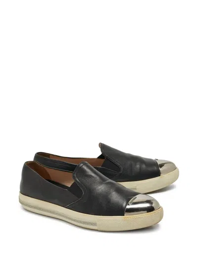 Pre-owned Miu Miu Slip-on Sneakers