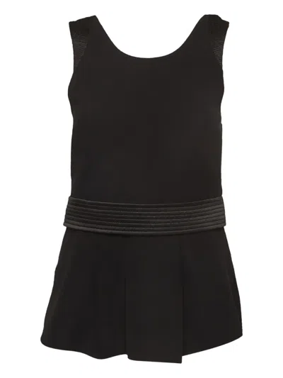 Pre-owned Emporio Armani Peplum-waist Top