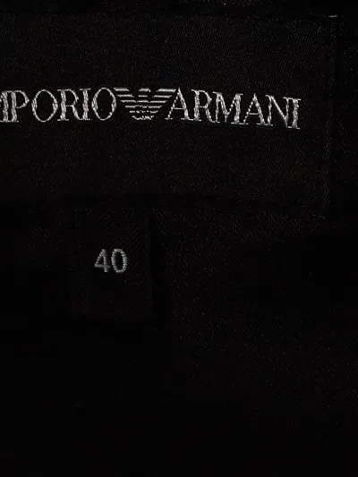 Pre-owned Emporio Armani Peplum-waist Top