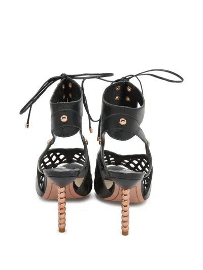 Pre-owned Sophia Webster  100mm Jetta Mesh Cut-out Sandals