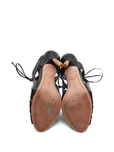 Pre-owned Sophia Webster  100mm Jetta Mesh Cut-out Sandals