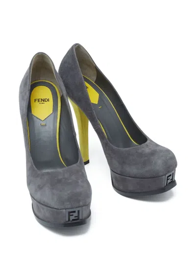Pre-owned Fendi 140mm Sta Pumps