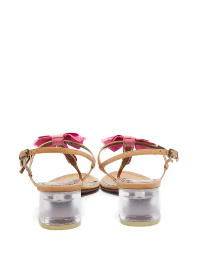 Pre-owned Lanvin 40mm Ruffled Thong Sandals
