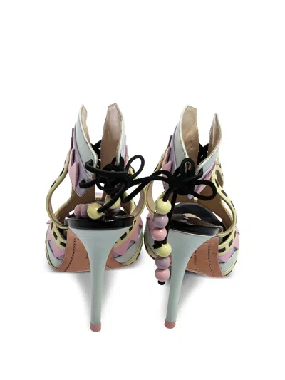 Pre-owned Sophia Webster  115mm Riko Cut-out Sandals