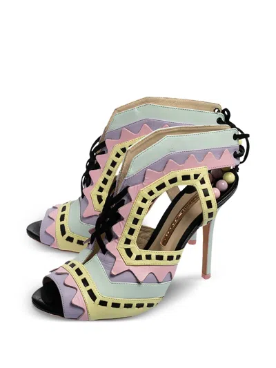 Pre-owned Sophia Webster  115mm Riko Cut-out Sandals