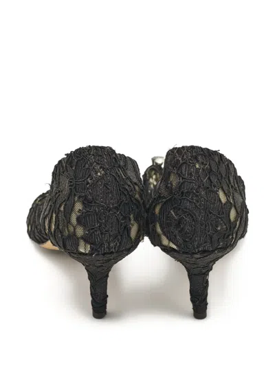 Pre-owned Dolce & Gabbana 65mm Lace Pumps