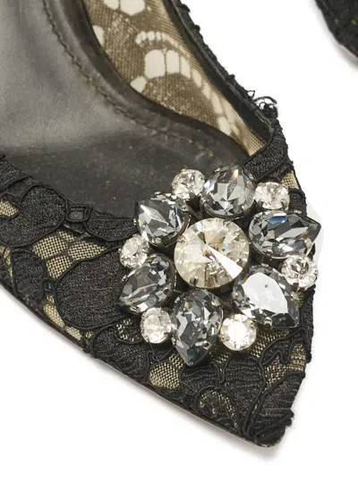Pre-owned Dolce & Gabbana 65mm Lace Pumps