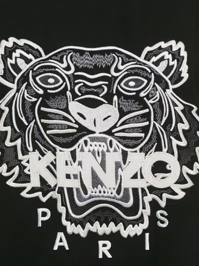 Pre-owned Kenzo Tiger Head-embroidered Sweatshirt