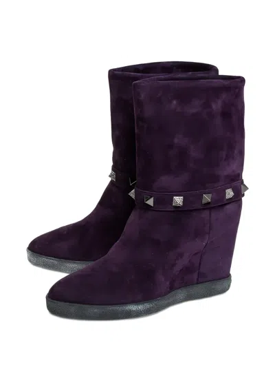 Pre-owned Le Silla  Spike-stud-detail Boots