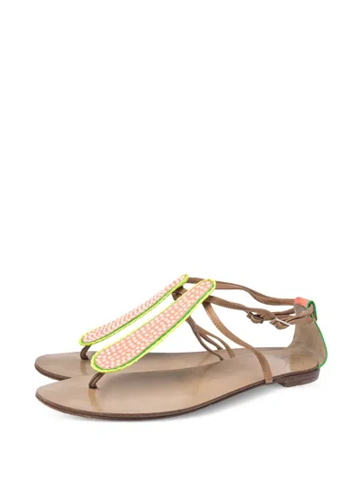 Pre-owned Giuseppe Zanotti Vintage  T-strap Sandals