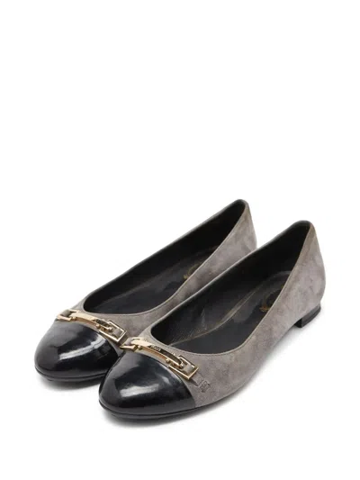 Pre-owned Tod's Vintage  Suede Ballet Flats