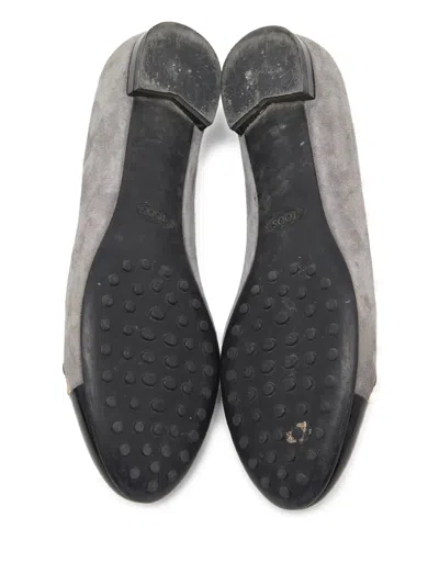 Pre-owned Tod's Vintage  Suede Ballet Flats