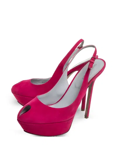 Pre-owned Sergio Rossi Vintage  140mm Suede Pumps