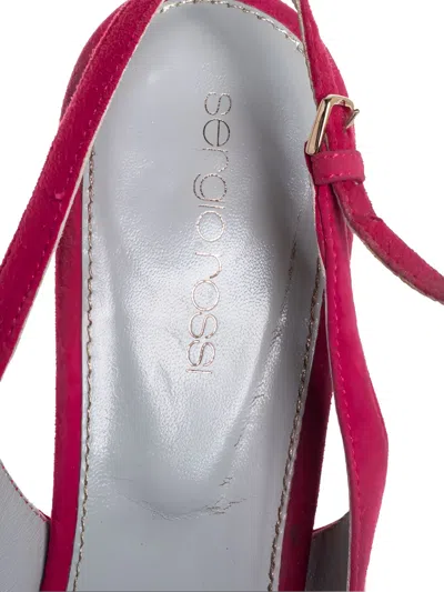 Pre-owned Sergio Rossi Vintage  140mm Suede Pumps