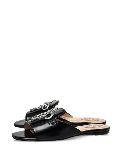 Pre-owned Tod's Vintage  Bow-detail Sandals