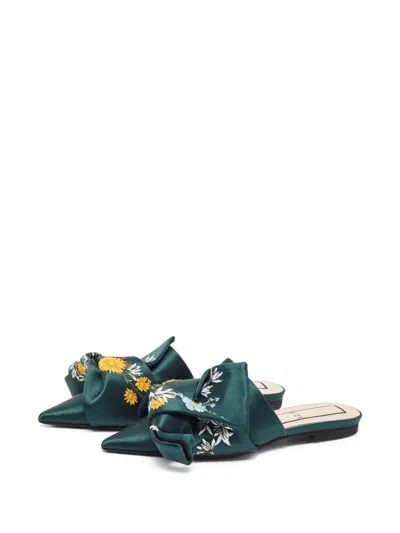 Pre-owned N°21  Embroidered Mules
