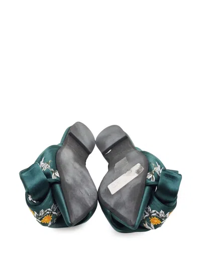 Pre-owned N°21  Embroidered Mules