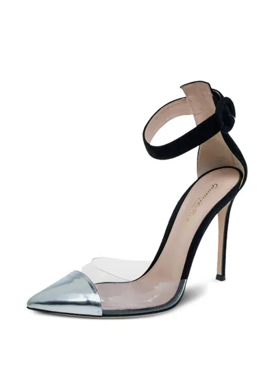 Pre-owned Gianvito Rossi Metallic Cap-toe Heeled Sandals
