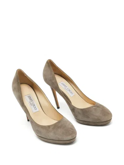 Pre-owned Jimmy Choo 110mm Suede Pumps