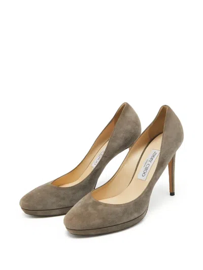 Pre-owned Jimmy Choo 110mm Suede Pumps