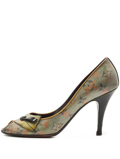 Pre-owned Louis Vuitton Logo-print Pumps
