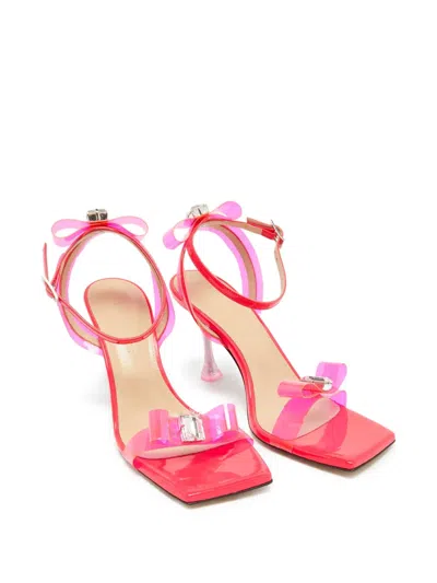 Pre-owned Mach&mach  85mm Bow-detail Sandals