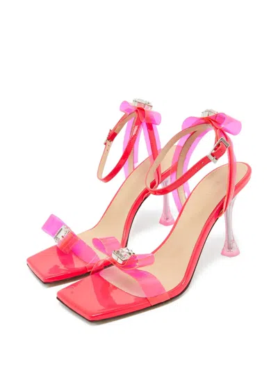 Pre-owned Mach&mach  85mm Bow-detail Sandals