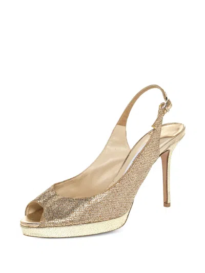 Pre-owned Jimmy Choo 100mm Leather Pumps