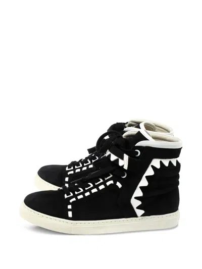 Pre-owned Sophia Webster Contrast-stitching High-top Sneakers