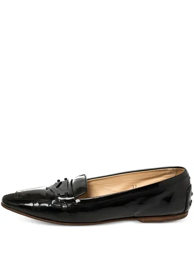 Pre-owned Tod's  Penny Patent Leather Loafers