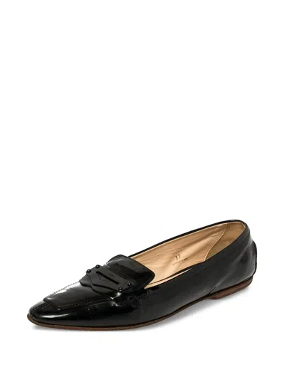 Pre-owned Tod's  Penny Patent Leather Loafers