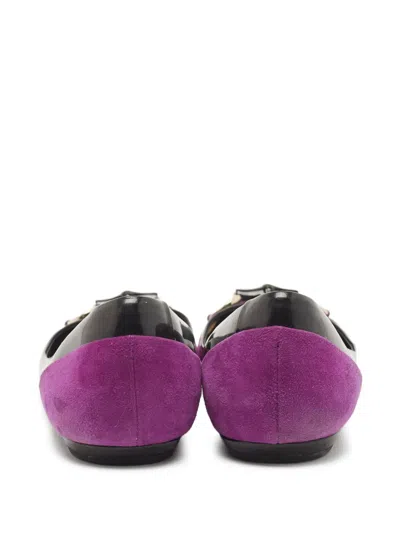 Pre-owned Gucci Horsebit-detailed Ballet Flats