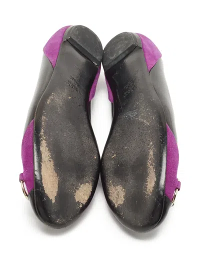 Pre-owned Gucci Horsebit-detailed Ballet Flats