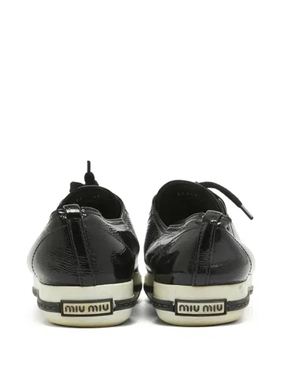 Pre-owned Miu Miu Crystal-embellished Sneakers