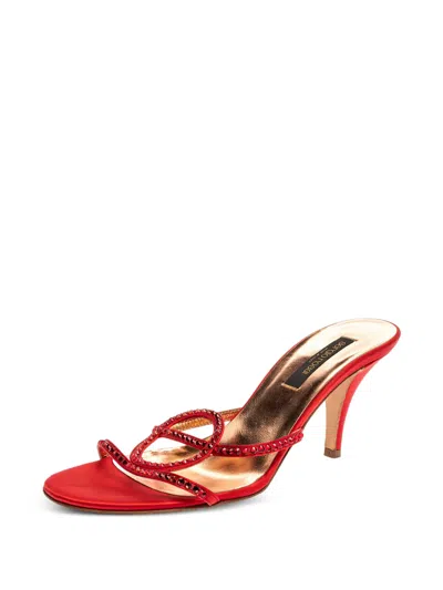 Pre-owned Sergio Rossi Vintage  Crystal-embellished Sandals