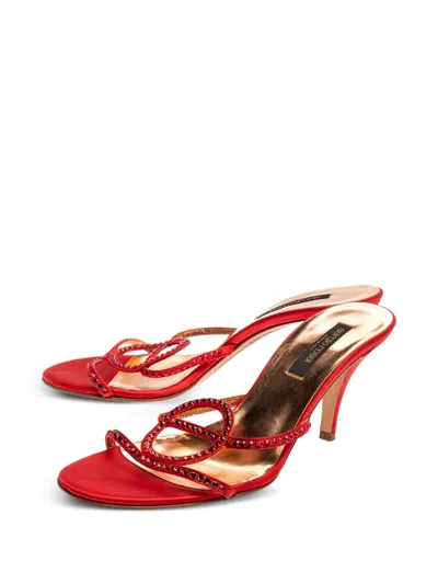 Pre-owned Sergio Rossi Vintage  Crystal-embellished Sandals