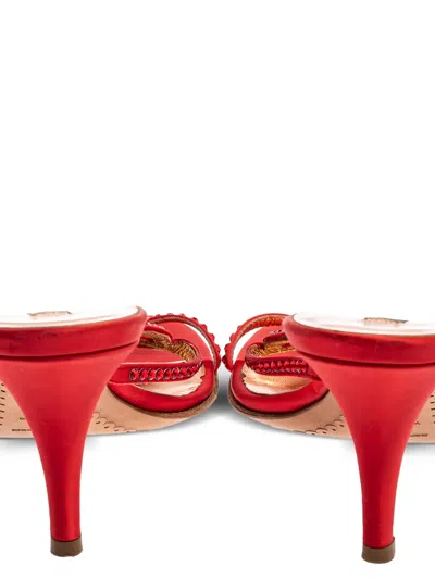 Pre-owned Sergio Rossi Vintage  Crystal-embellished Sandals