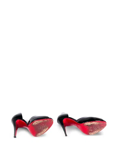 Pre-owned Christian Louboutin Christ 120mm Peep-toe Stiletto Heels