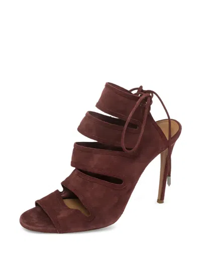Pre-owned Aquazzura  110mm Sloane Open-toe Sandals
