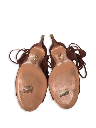 Pre-owned Aquazzura  110mm Sloane Open-toe Sandals