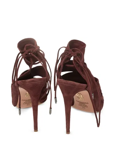 Pre-owned Aquazzura  110mm Sloane Open-toe Sandals