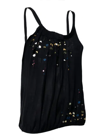 Pre-owned Kenzo Sequin-embellished Tank Top