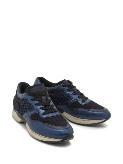 Pre-owned Tod's Vintage Mesh-panel Sneakers