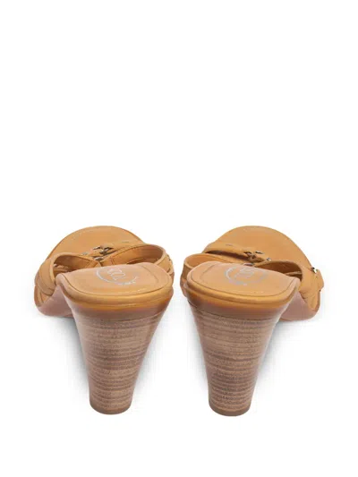 Pre-owned Tod's Vintage 90mm  Leather Sandals