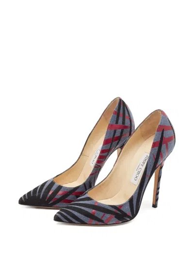 Pre-owned Jimmy Choo 125mm Pointed-toe Pattern Pumps