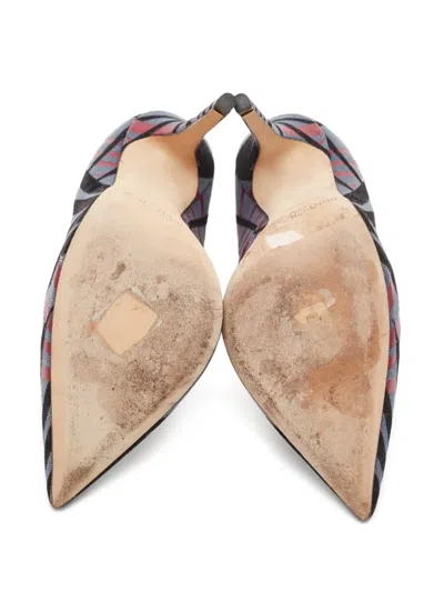 Pre-owned Jimmy Choo 125mm Pointed-toe Pattern Pumps