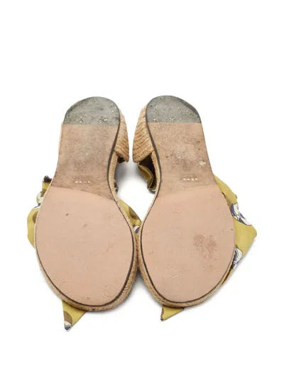Pre-owned Gucci Printed Sandals