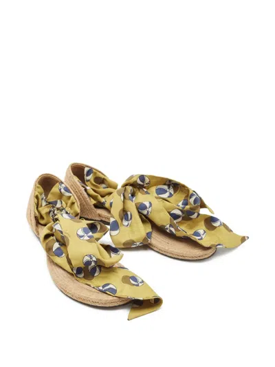 Pre-owned Gucci Printed Sandals