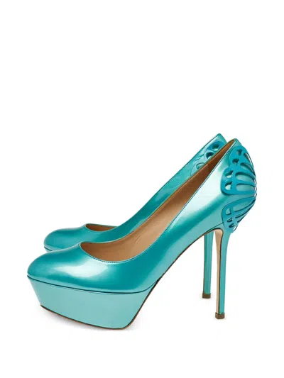 Pre-owned Sergio Rossi Vintage  120mm Butterfly-motif Platform Pumps